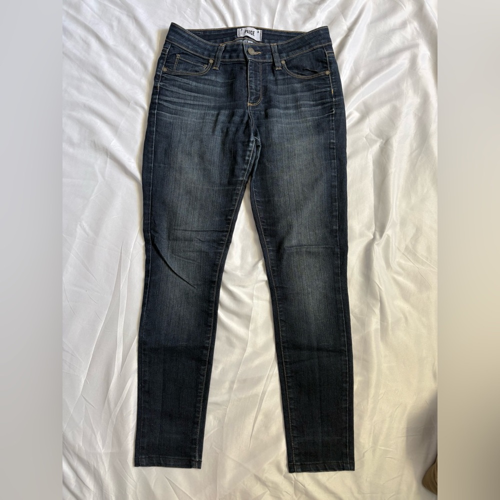 PAIGE Dark Wash Verdugo Ultra Skinny Jeans
